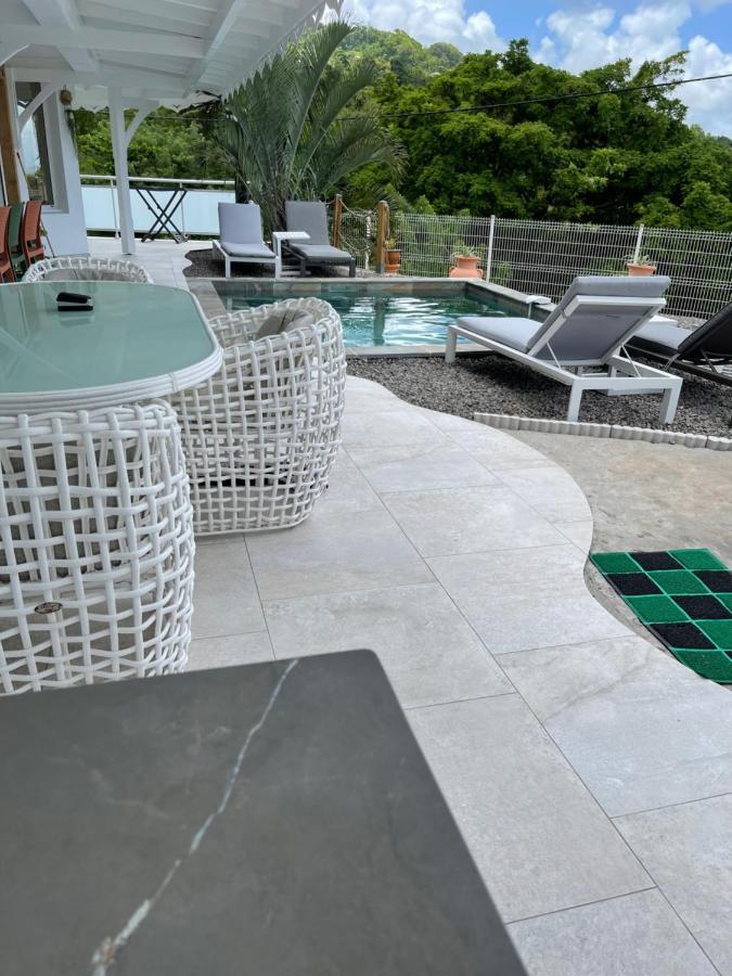 Les Appart Villa Sunbay Caraibes Avec Piscine Privative Vue Mer Et Montagne Le Francois Luaran gambar