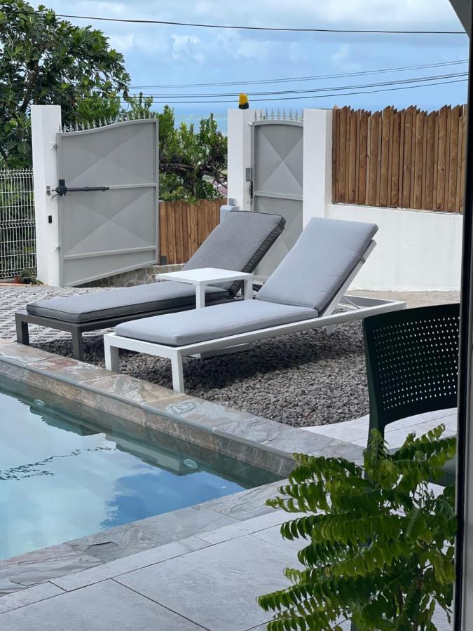 Les Appart Villa Sunbay Caraibes Avec Piscine Privative Vue Mer Et Montagne Le Francois Luaran gambar